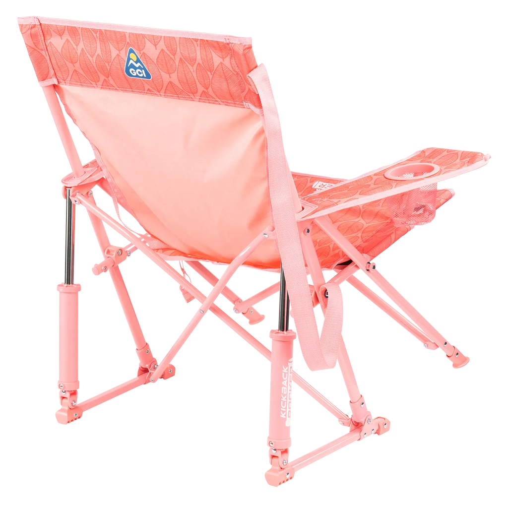 Luxury Camp Kickback Rocker - Choice 345 - Heavy-Duty Kickback Rocker with Beverage Holder Detail