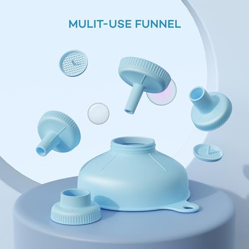 Minimalist Pisol Wide Mouth Versatile Funnel, Canning Funnels for Kitchen Use,