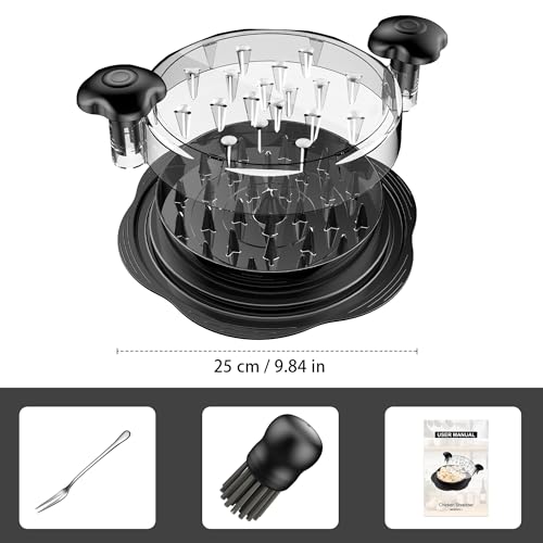 Smart Home SURETIVIAN Chicken Shredder Tool Twist Large Chicken Breast Shredder with Kit