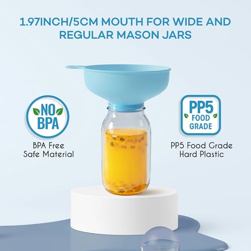 Minimalist Pisol Wide Mouth Versatile Funnel, Canning Funnels for Kitchen Use,