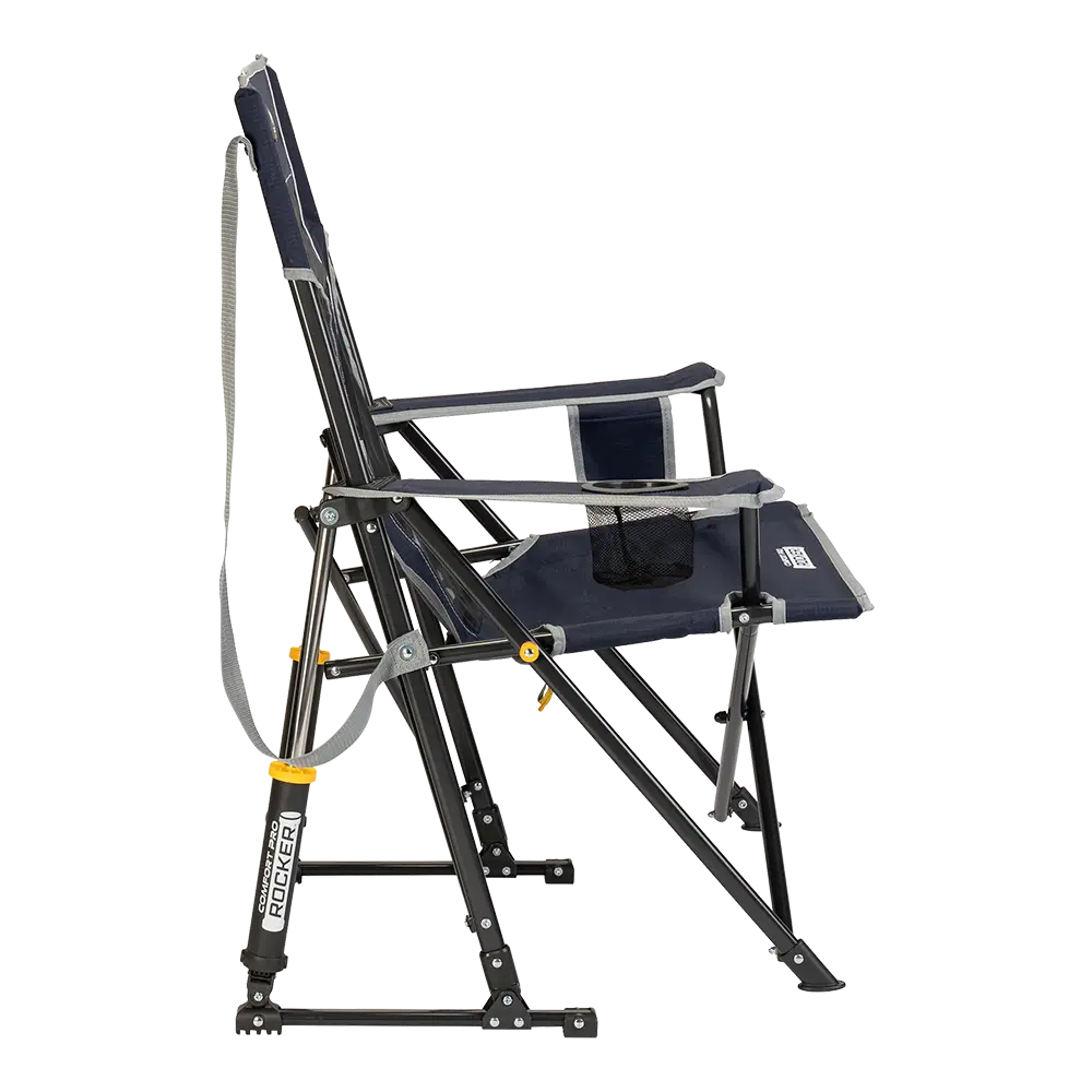 Smooth Motion Comfort Pro Rocker - Choice 375 - Patented Spring-Action Rocking Chair for Camping Detail