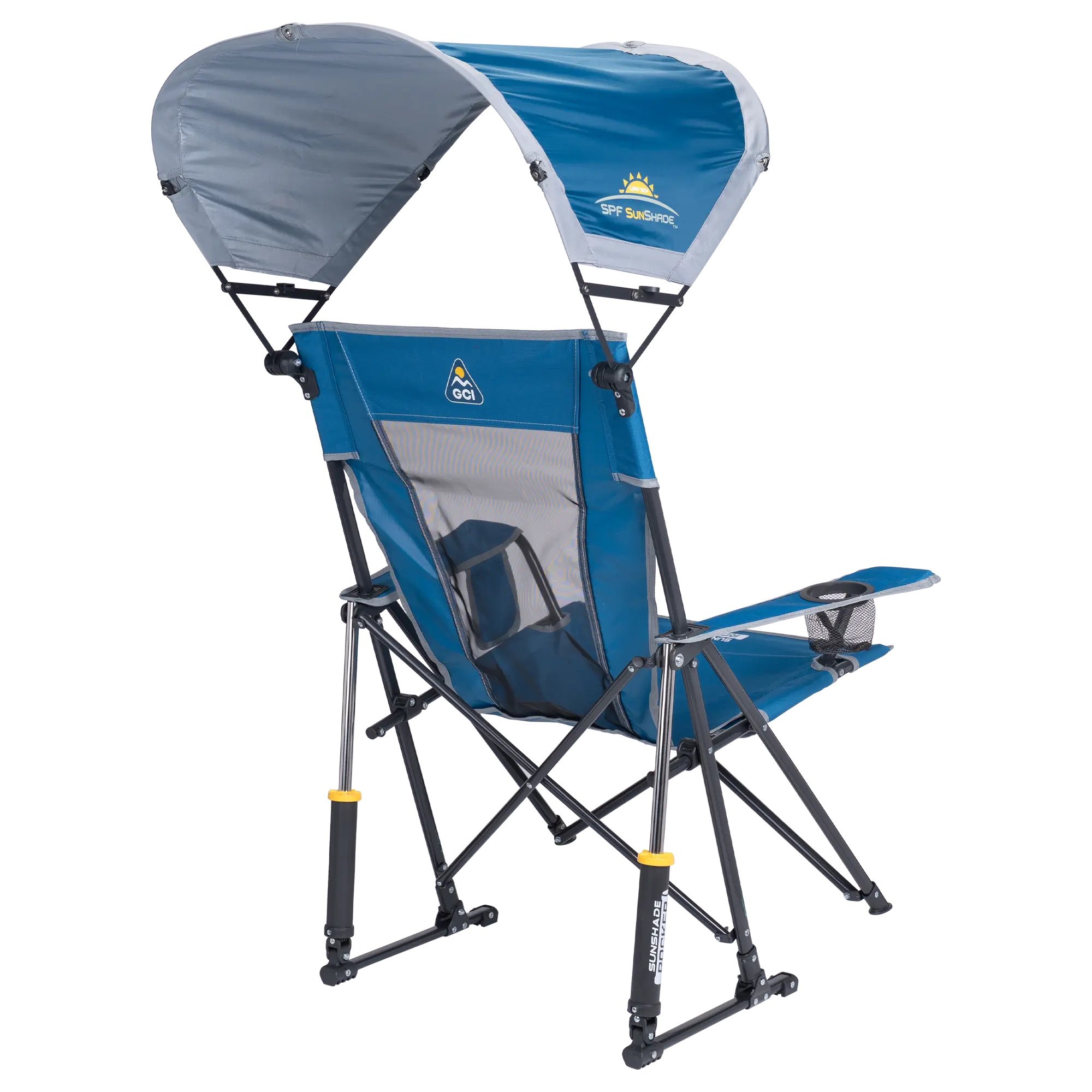 Smooth Motion SunShade Rocker - Choice 550 - RoadTrip Rocker Smooth Motion Camp Chair Detail