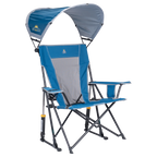 Smooth Motion SunShade Rocker - Choice 550 - RoadTrip Rocker Smooth Motion Camp Chair - Neptune Blue