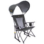 Smooth Motion SunShade Rocker - Choice 550 - RoadTrip Rocker Smooth Motion Camp Chair - Pewter