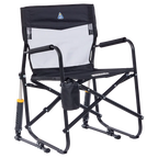 Luxury Camp Freestyle Rocker Elite - Choice 460 - Patented Spring-Action Rocking Chair for Camping - Black