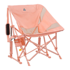 Heavy-Duty Freestyle Pod Rocker Elite - Choice 832 - Heavy-Duty Kickback Rocker with Beverage Holder - Soft Pink
