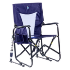 Heavy-Duty Freestyle Adjustable Rocker - Choice 573 - Freestyle Rocker Portable Outdoor Folding Chair - Rich Blue