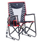Heavy-Duty Freestyle Adjustable Rocker - Choice 573 - Freestyle Rocker Portable Outdoor Folding Chair - Charcoal Racing