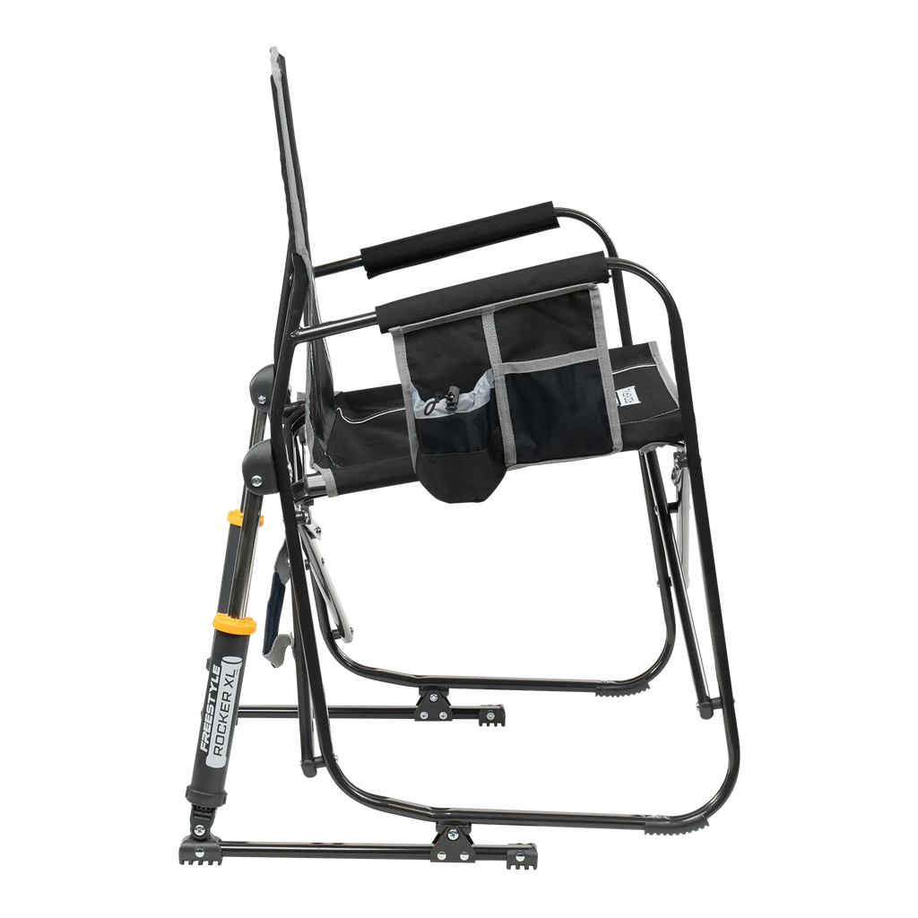 Premium All-Weather Freestyle Rocker XL - Choice 552 - Patented Spring-Action Rocking Chair for Camping Detail