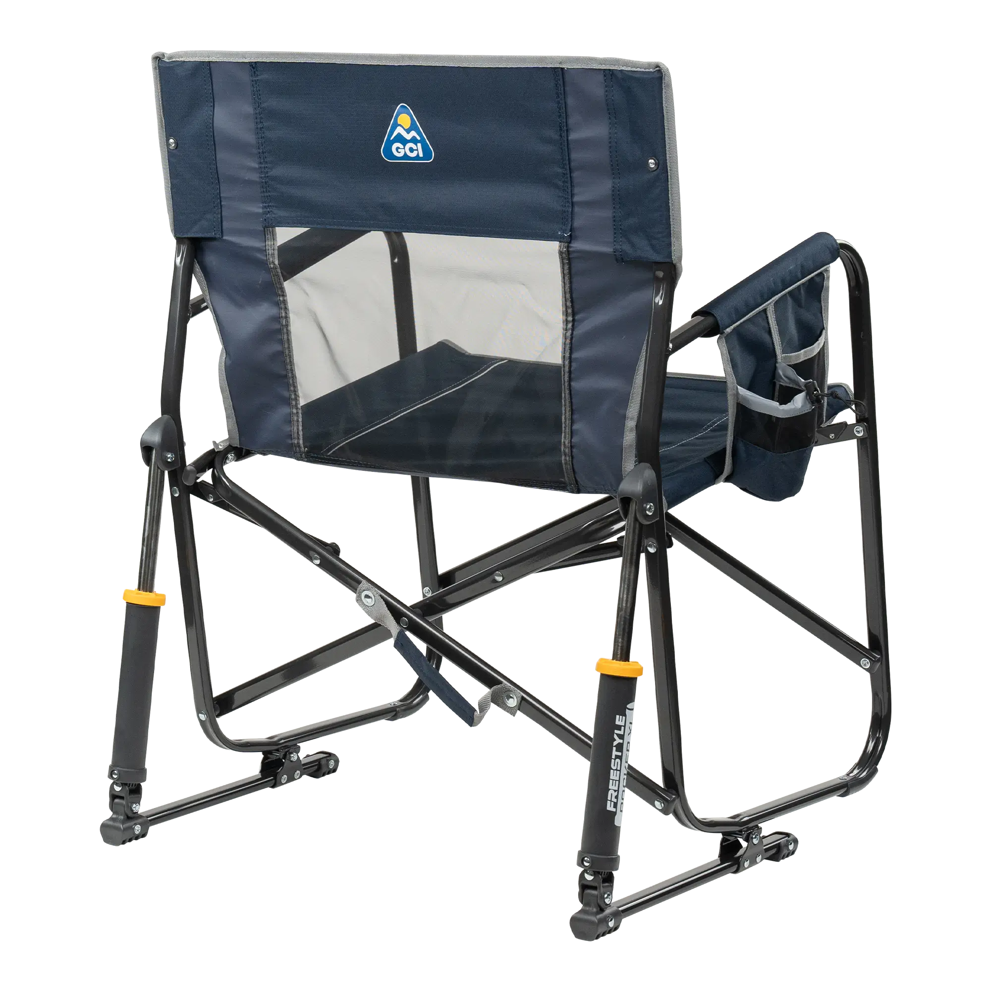 Premium All-Weather Freestyle Rocker XL - Choice 552 - Patented Spring-Action Rocking Chair for Camping Detail