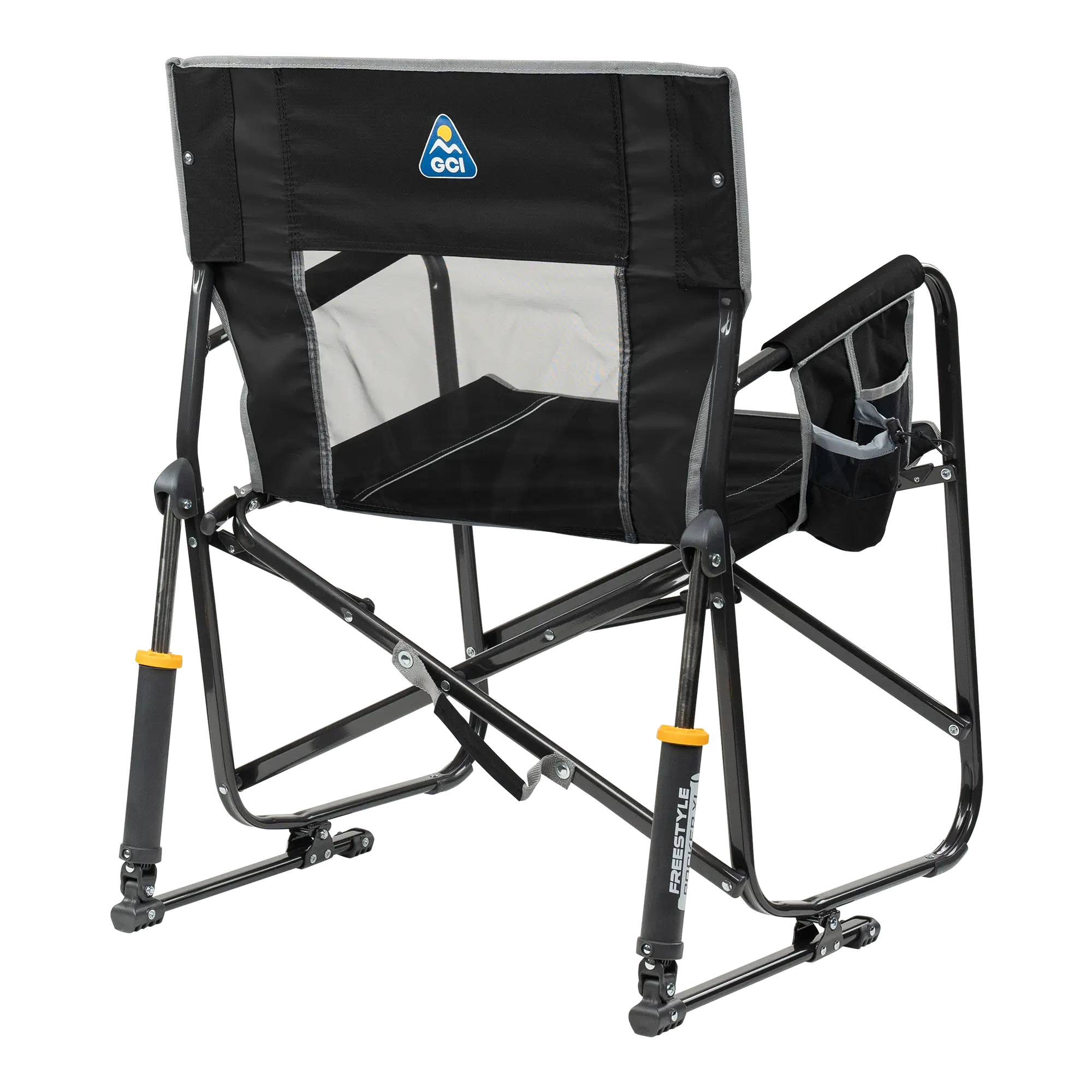 Premium All-Weather Freestyle Rocker XL - Choice 552 - Patented Spring-Action Rocking Chair for Camping Detail