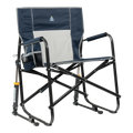 Premium All-Weather Freestyle Rocker XL - Choice 552 - Patented Spring-Action Rocking Chair for Camping - Indigo