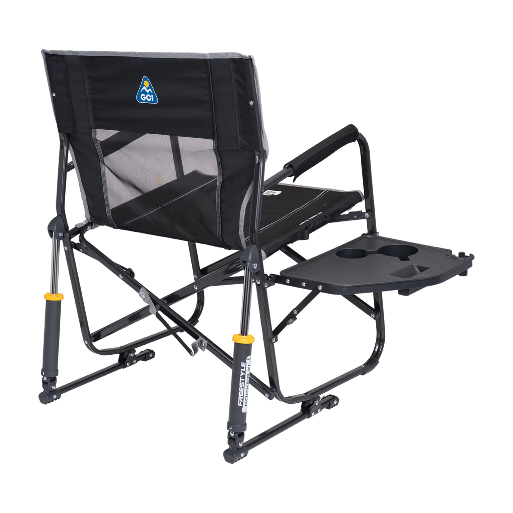 Smooth Motion Freestyle Rocker XL with Side Table - Choice 836 - RoadTrip Rocker Smooth Motion Camp Chair Detail