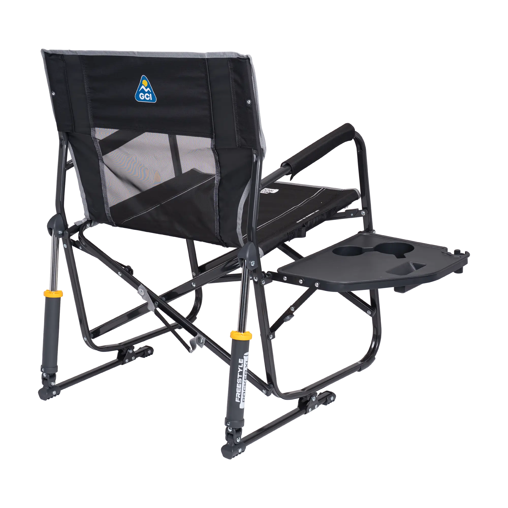 Smooth Motion Freestyle Rocker XL with Side Table - Choice 836 - RoadTrip Rocker Smooth Motion Camp Chair Detail
