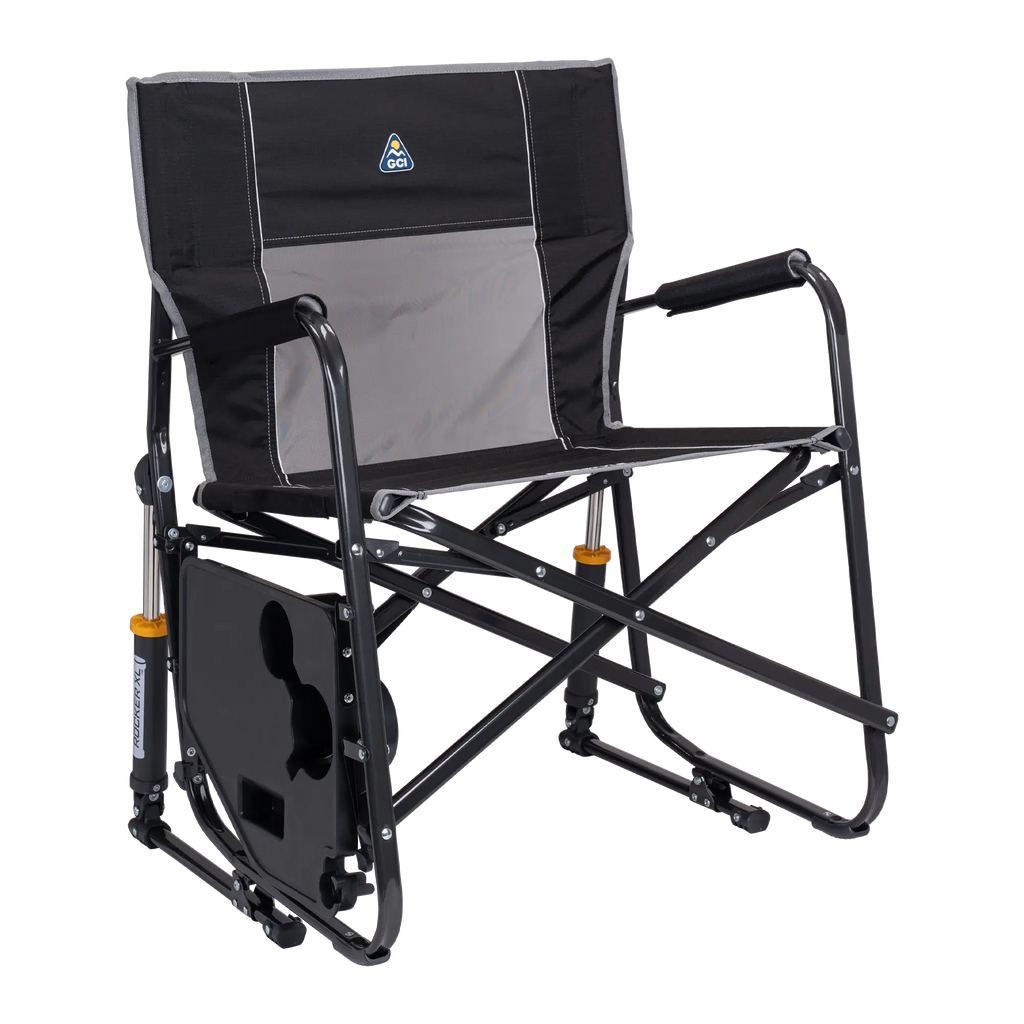 Smooth Motion Freestyle Rocker XL with Side Table - Choice 836 - RoadTrip Rocker Smooth Motion Camp Chair Detail