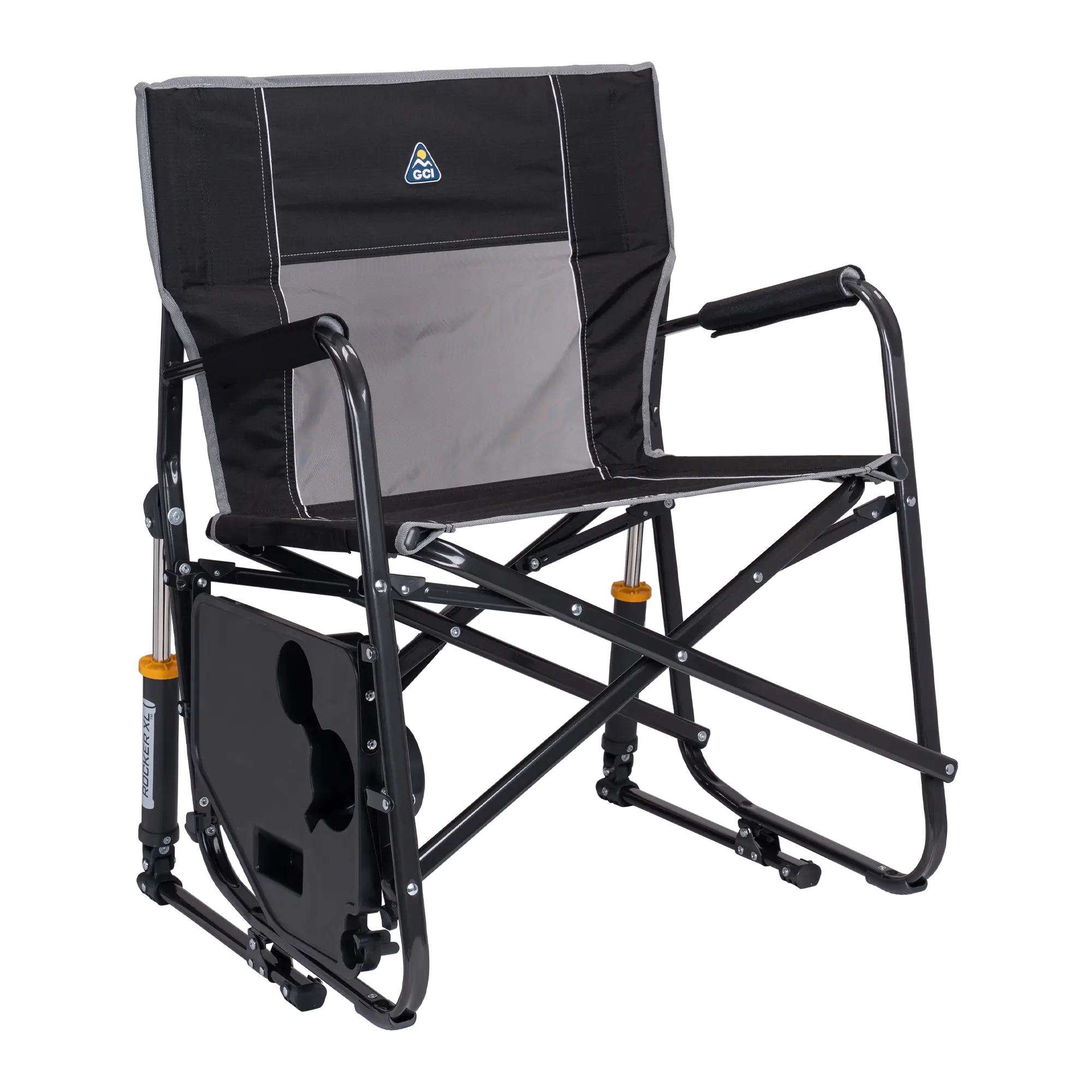 Smooth Motion Freestyle Rocker XL with Side Table - Choice 836 - RoadTrip Rocker Smooth Motion Camp Chair Detail
