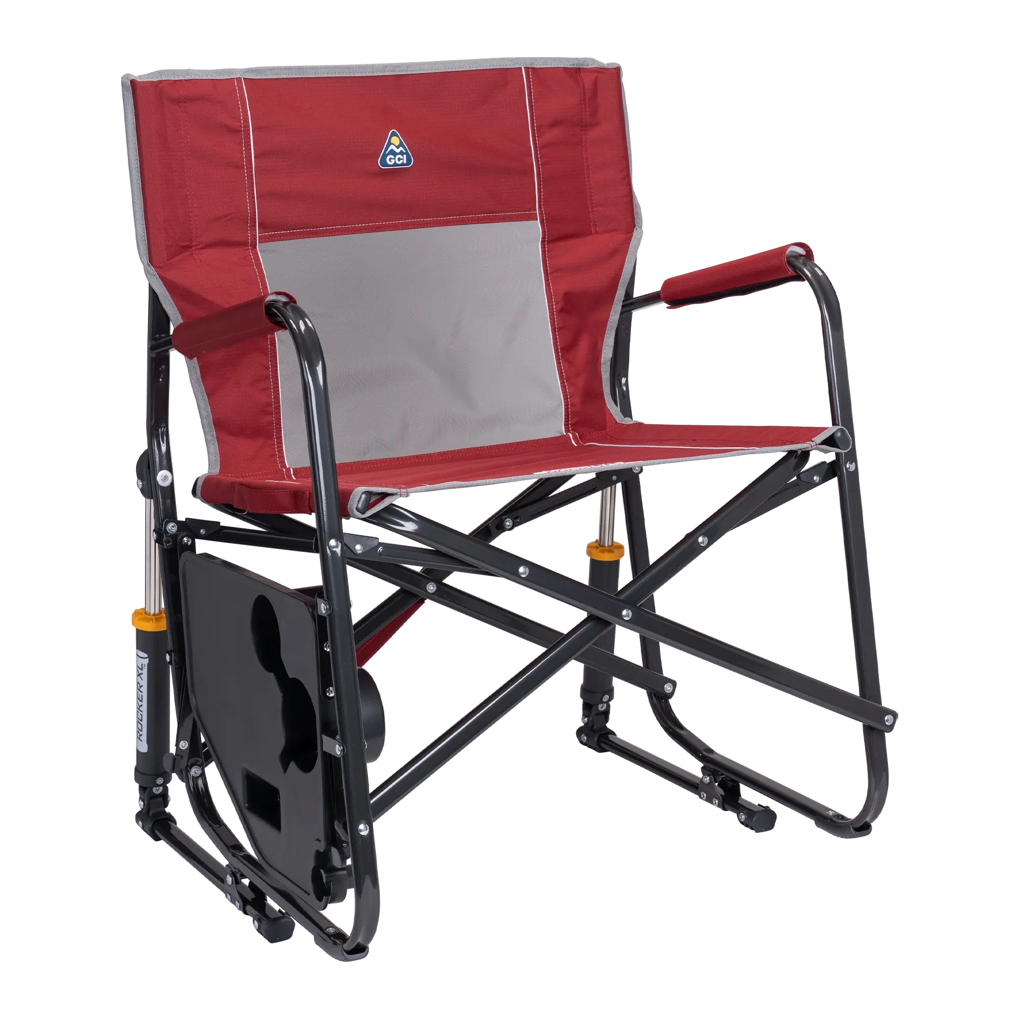 Smooth Motion Freestyle Rocker XL with Side Table - Choice 836 - RoadTrip Rocker Smooth Motion Camp Chair Detail