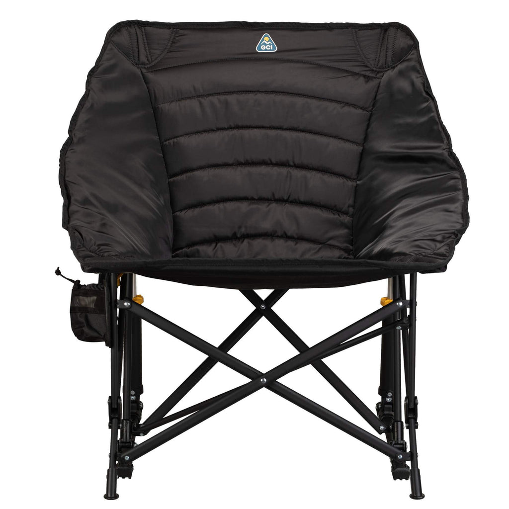 Patented Spring-Action Puff Rocker - Choice 731 - Heavy-Duty Kickback Rocker with Beverage Holder Detail