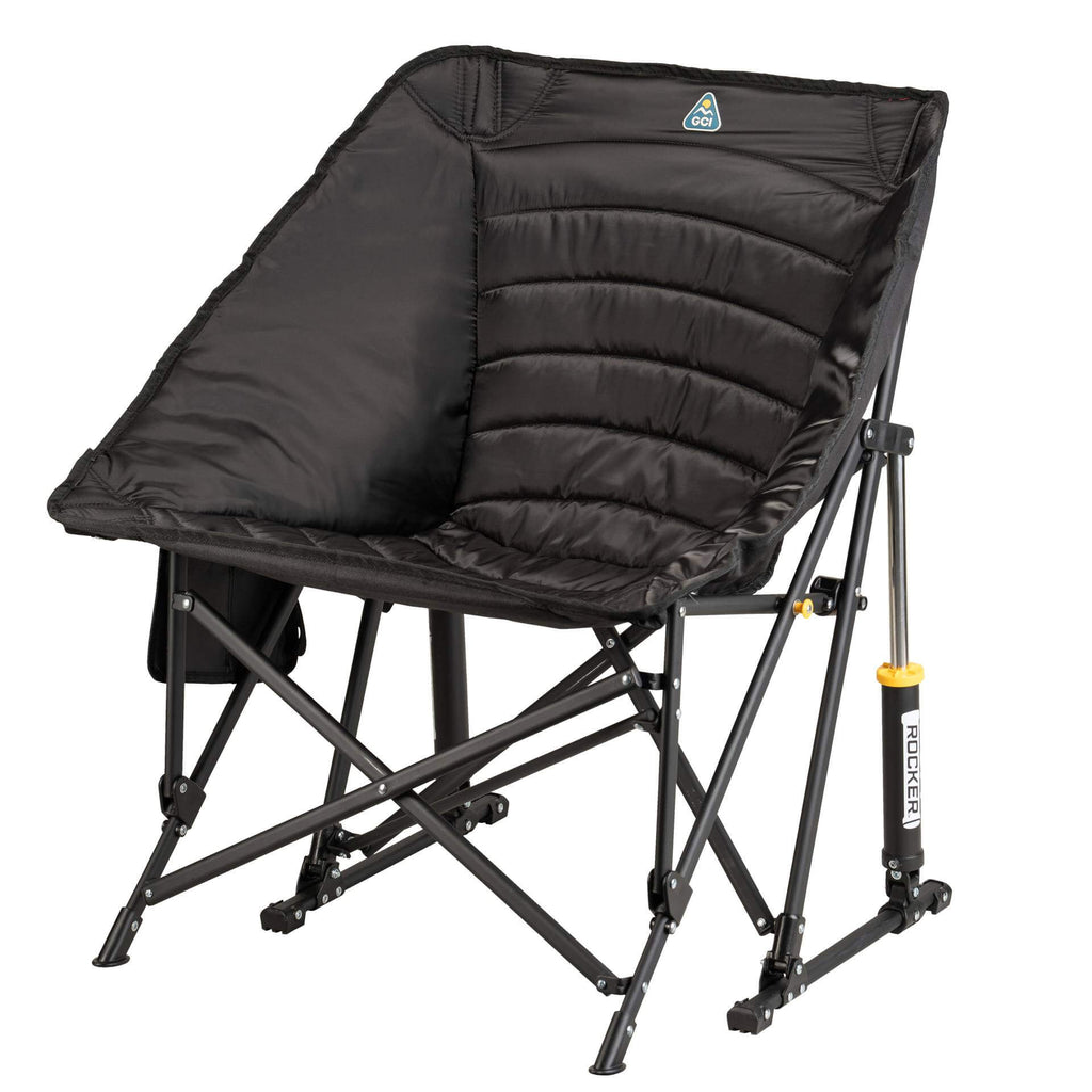 Patented Spring-Action Puff Rocker - Choice 731 - Heavy-Duty Kickback Rocker with Beverage Holder Detail