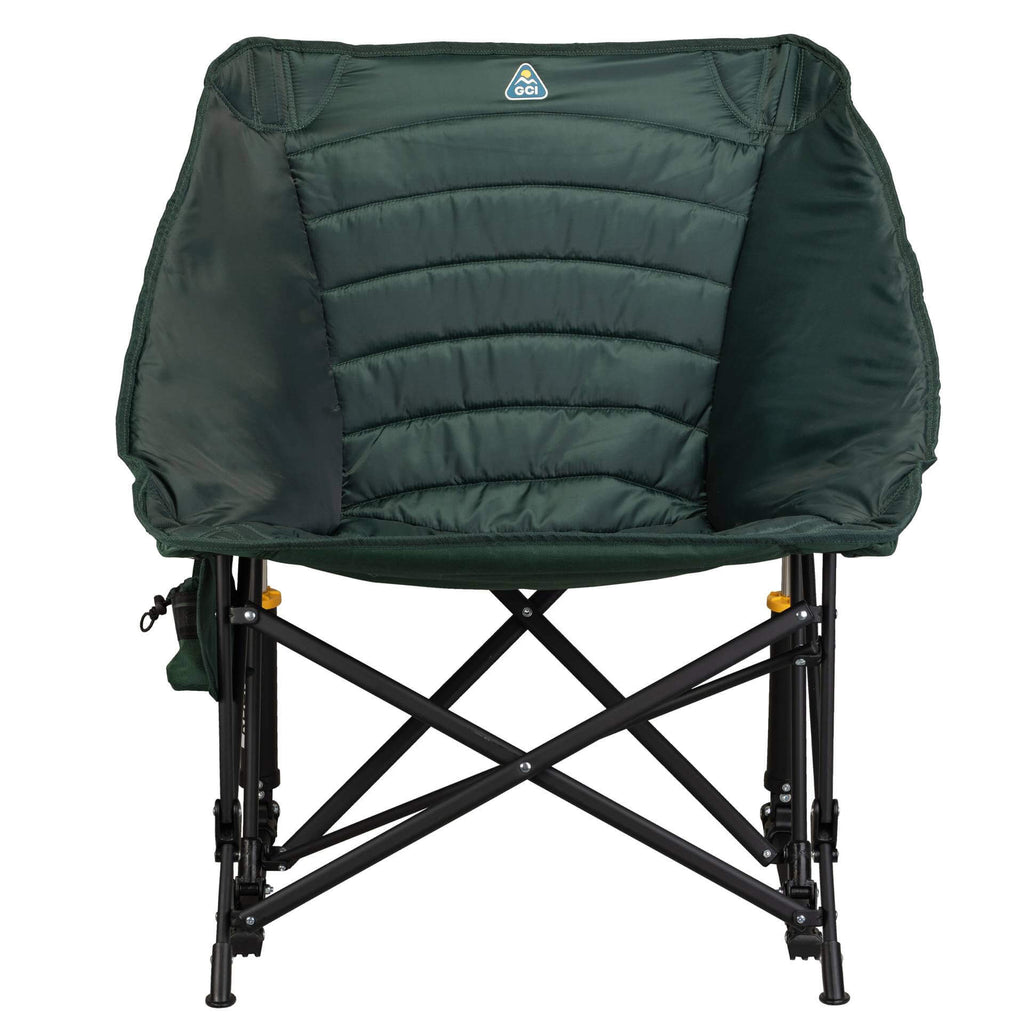 Patented Spring-Action Puff Rocker - Choice 731 - Heavy-Duty Kickback Rocker with Beverage Holder Detail