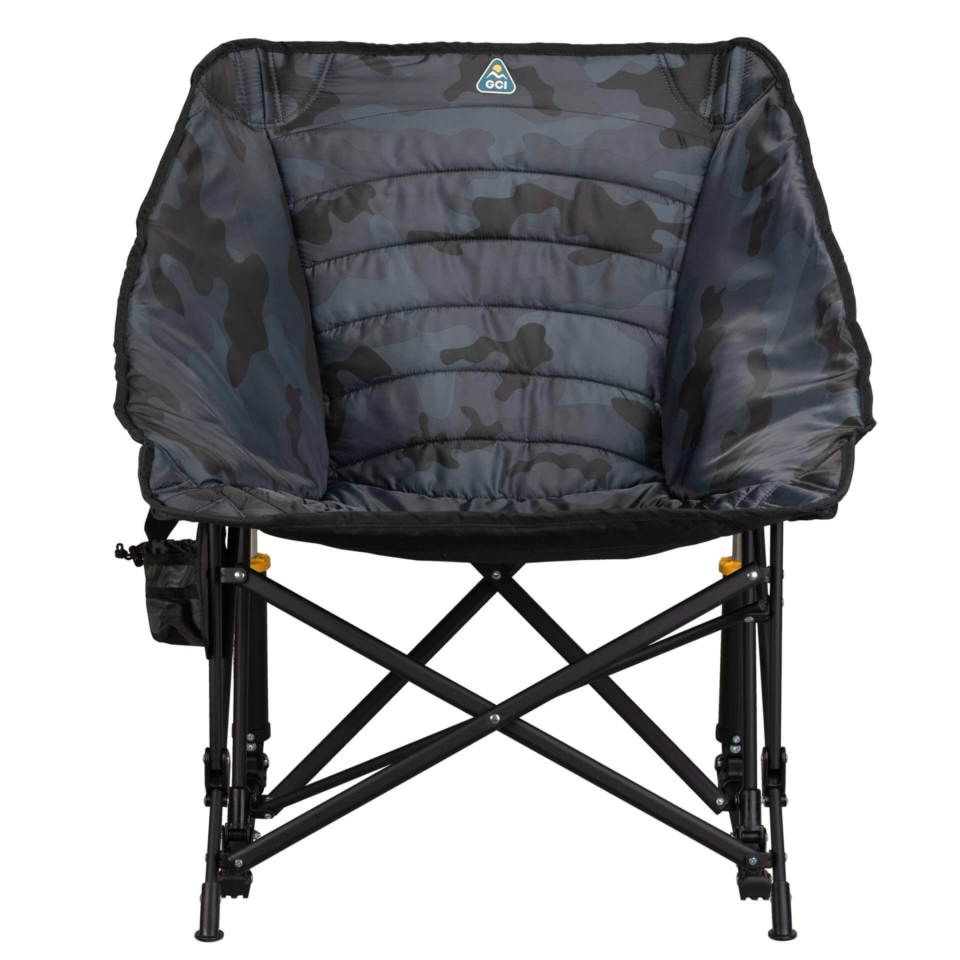 Patented Spring-Action Puff Rocker - Choice 731 - Heavy-Duty Kickback Rocker with Beverage Holder Detail