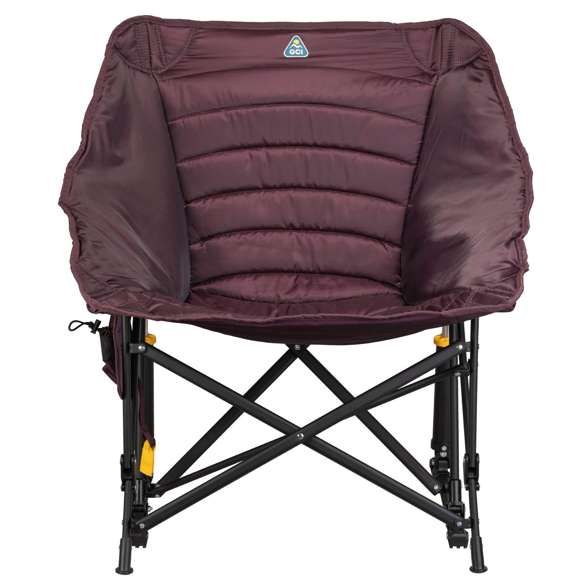 Patented Spring-Action Puff Rocker - Choice 731 - Heavy-Duty Kickback Rocker with Beverage Holder Detail