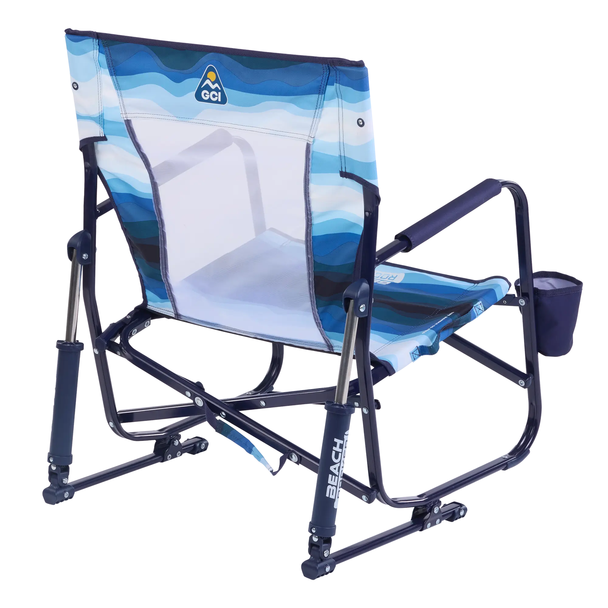 Luxury Camp Beach Rocker - Choice 712 - RoadTrip Rocker Smooth Motion Camp Chair Detail