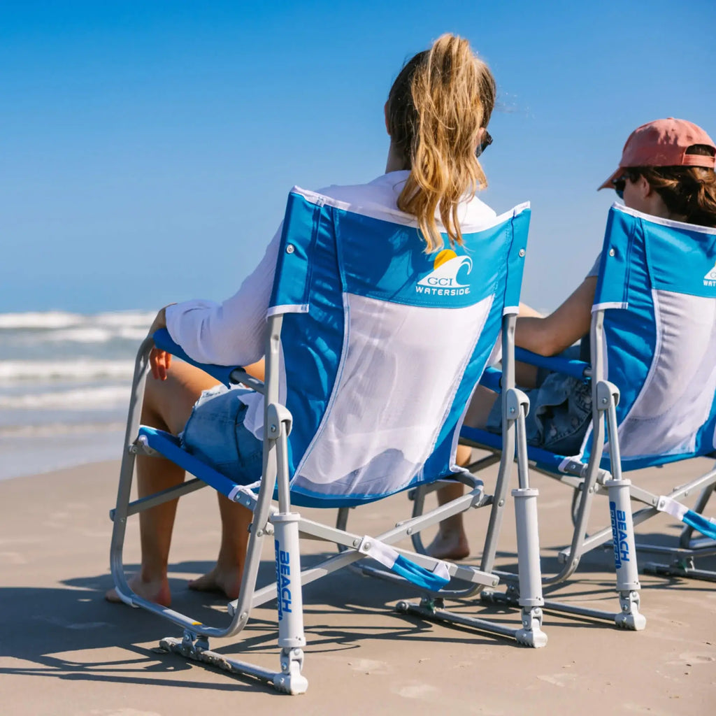 Heavy-Duty Freestyle Beach Rocker Bundle - Choice 773 - Freestyle Rocker Portable Outdoor Folding Chair Detail