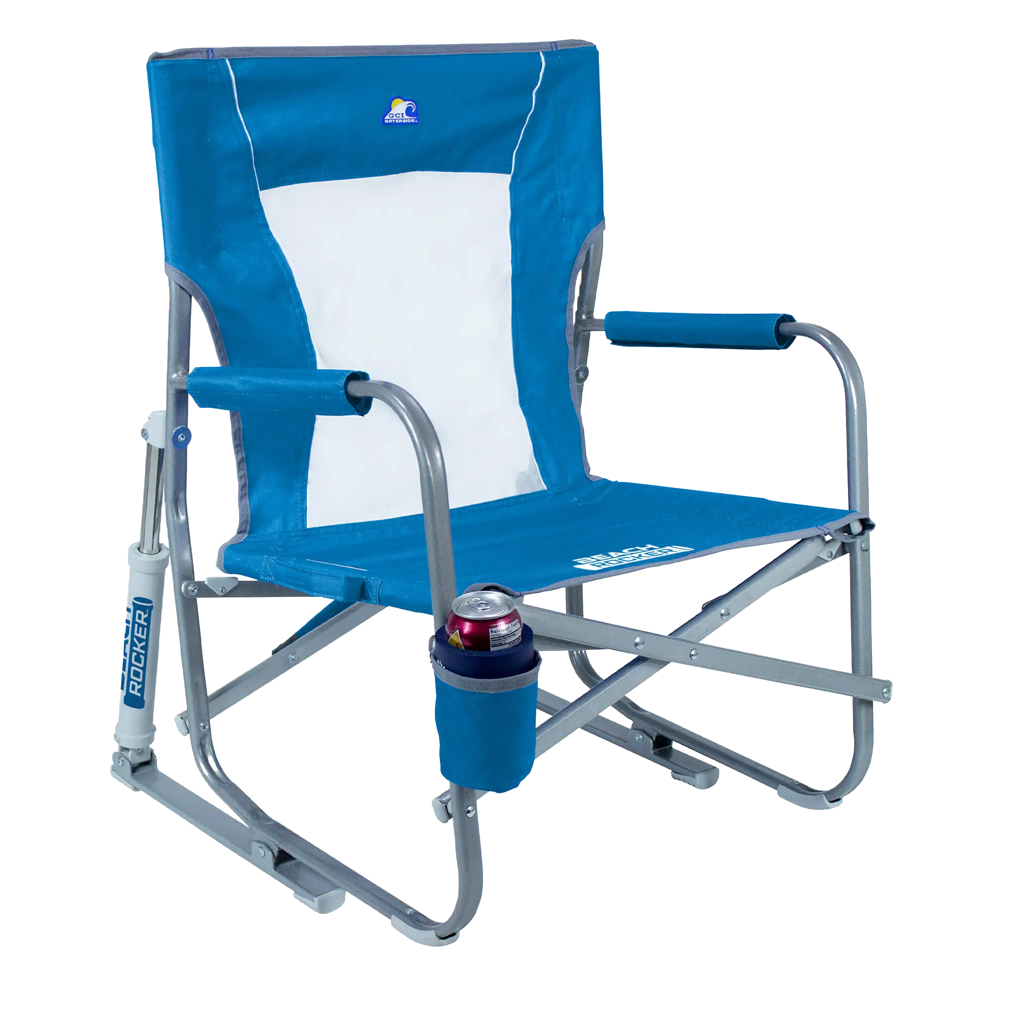 Heavy-Duty Freestyle Beach Rocker Bundle - Choice 773 - Freestyle Rocker Portable Outdoor Folding Chair Detail