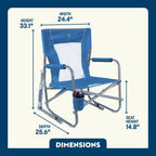 Heavy-Duty Freestyle Beach Rocker Bundle - Choice 773 - Freestyle Rocker Portable Outdoor Folding Chair Detail