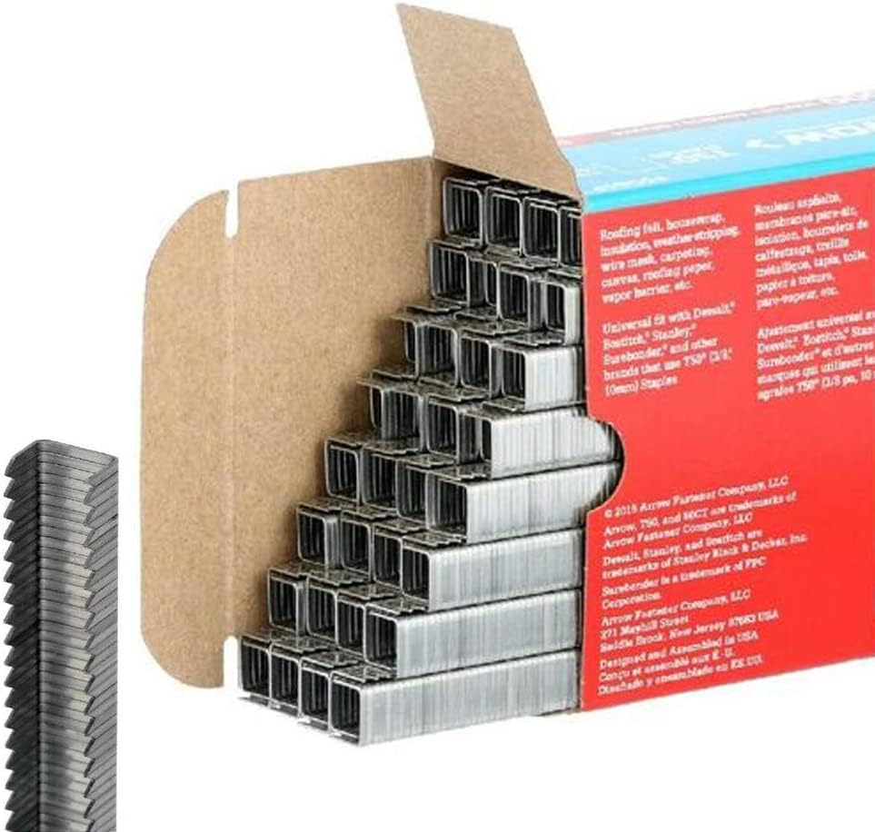 upgraded Arrow Fastener 506IP Heavy Duty T50 Staples for Essentials