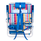 Rust-Resistant Aluminum Big Surf with Slide Table - Choice 334 - Portable Heavy-Duty Low Boy Chair for Ocean Side Detail