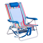 Rust-Resistant Aluminum Big Surf with Slide Table - Choice 334 - Portable Heavy-Duty Low Boy Chair for Ocean Side Detail