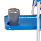 Rust-Resistant Aluminum Big Surf with Slide Table - Choice 334 - Portable Heavy-Duty Low Boy Chair for Ocean Side Detail