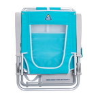 Rust-Resistant Aluminum Big Surf with Slide Table - Choice 334 - Portable Heavy-Duty Low Boy Chair for Ocean Side Detail