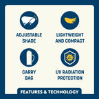 Instant Pop-Up SunShade Accessory - Choice 361 - Instant Sunshade Umbrella for Tailgating Detail