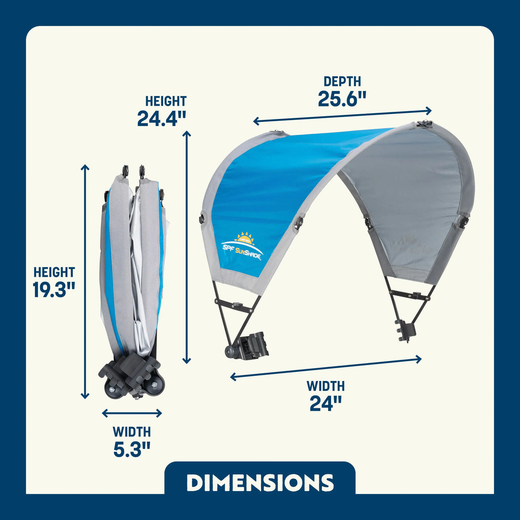 Instant Pop-Up SunShade Accessory - Choice 361 - Instant Sunshade Umbrella for Tailgating Detail