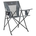 Lightweight Messenger Comfort Quad Chair - Choice 989 - Ultra-Lightweight Telescoping PackSeat Travel Stool - Heathered Pewter