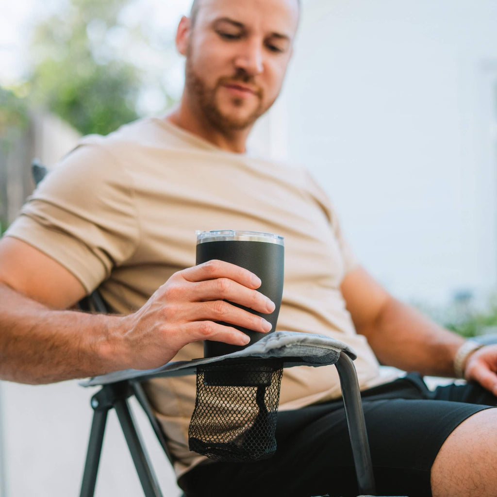Lightweight Messenger Comfort Quad Chair - Choice 989 - Ultra-Lightweight Telescoping PackSeat Travel Stool Detail