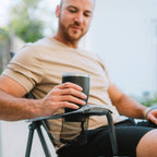 Lightweight Messenger Comfort Quad Chair - Choice 989 - Ultra-Lightweight Telescoping PackSeat Travel Stool Detail