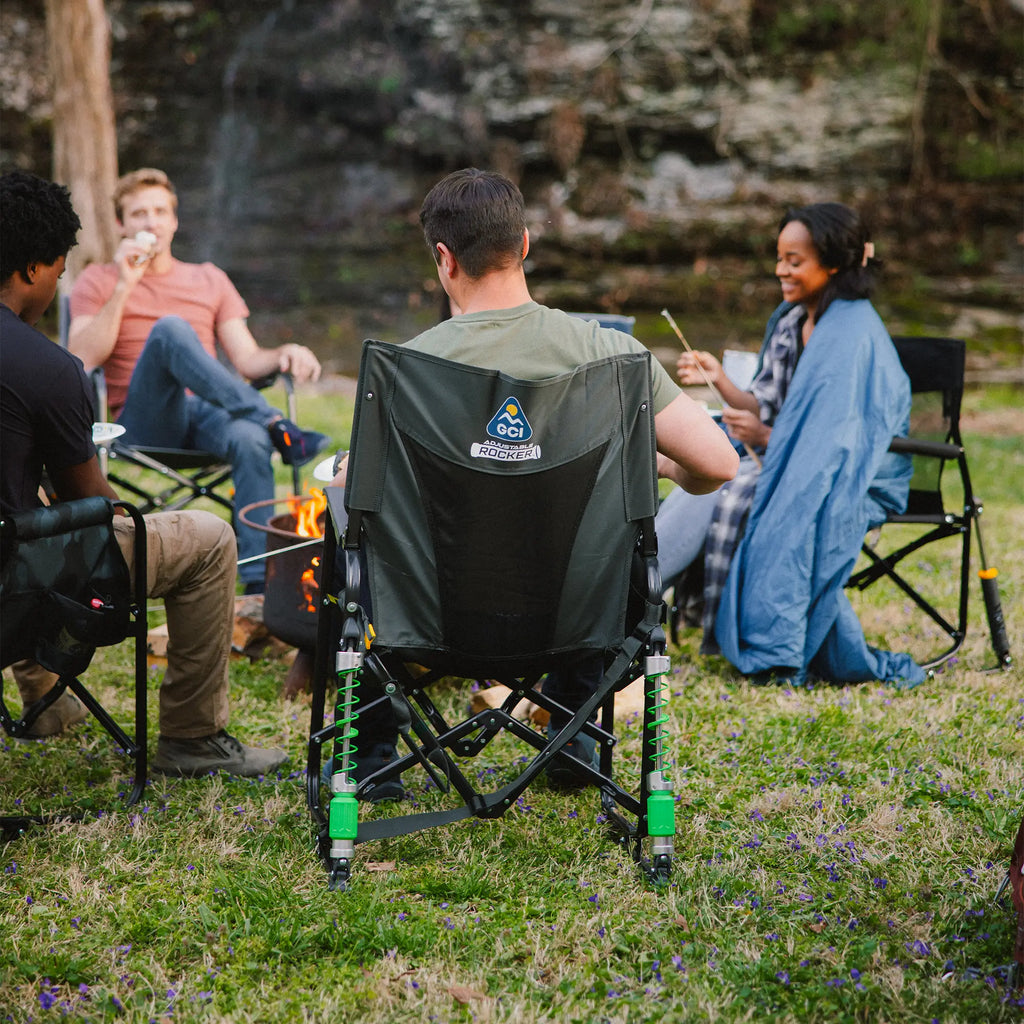 Heavy-Duty Freestyle Adjustable Rocker - Choice 573 - Freestyle Rocker Portable Outdoor Folding Chair Detail