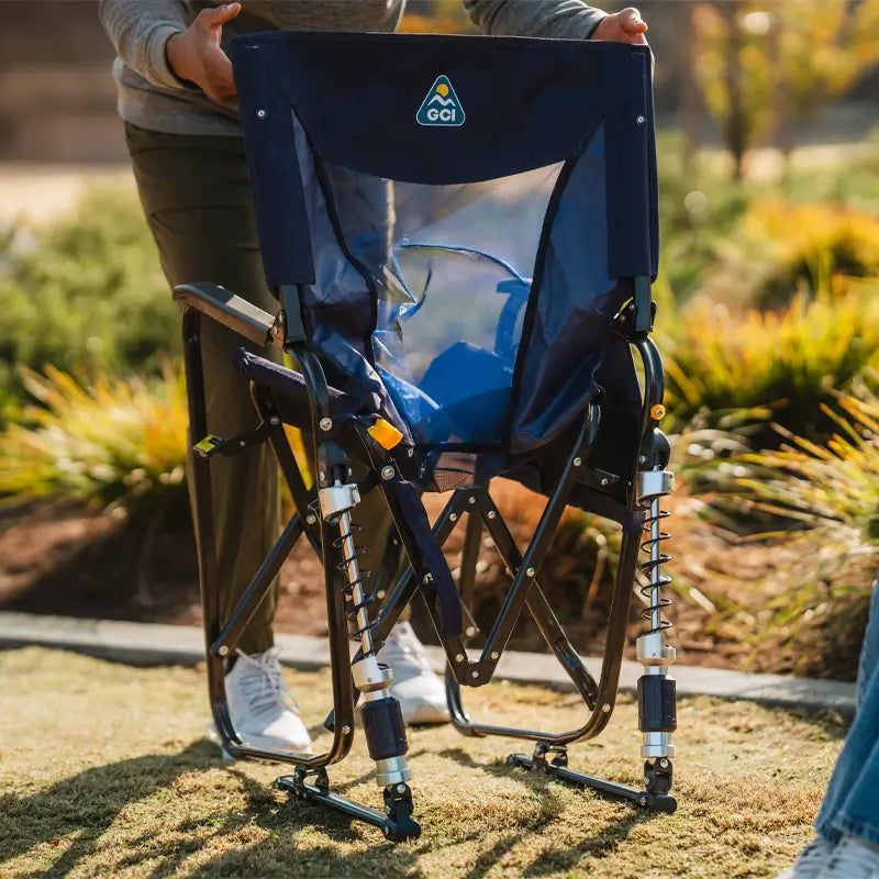 Heavy-Duty Freestyle Adjustable Rocker - Choice 573 - Freestyle Rocker Portable Outdoor Folding Chair Detail