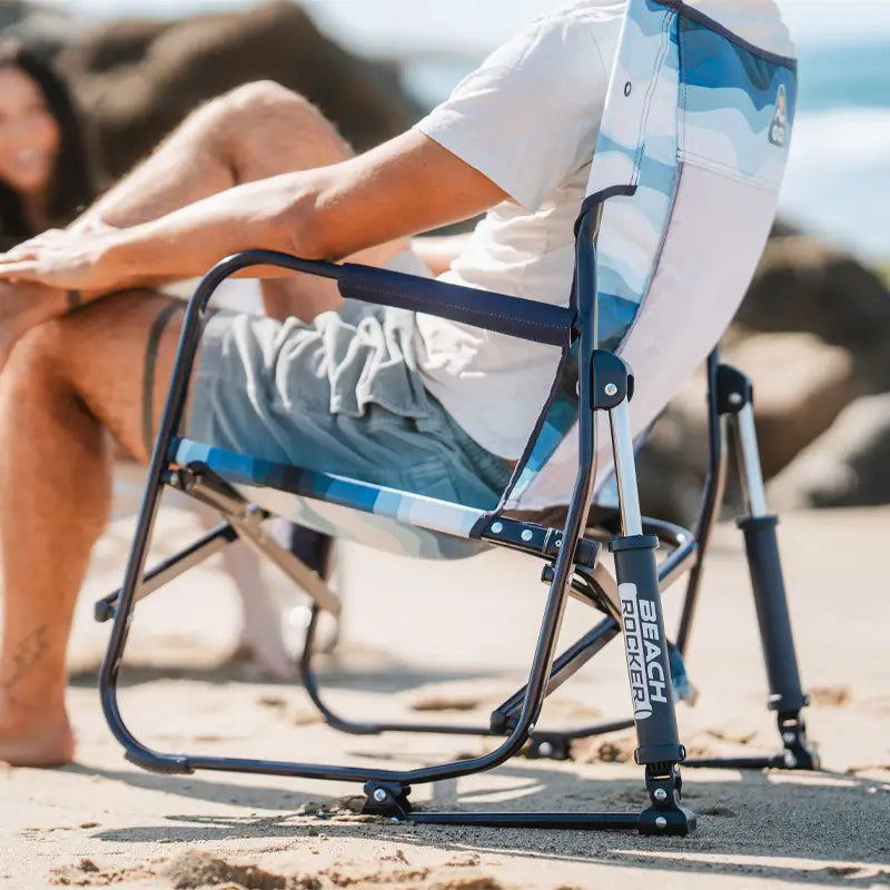 Luxury Camp Beach Rocker - Choice 712 - RoadTrip Rocker Smooth Motion Camp Chair Detail