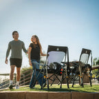 Premium All-Weather BreezeRocker - Choice 504 - Patented Spring-Action Rocking Chair for Camping Detail