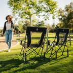 Smooth Motion Comfort Pro Rocker - Choice 375 - Patented Spring-Action Rocking Chair for Camping Detail