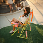 Smooth Motion Comfort Pro Rocker - Choice 375 - Patented Spring-Action Rocking Chair for Camping Detail