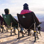 Patented Spring-Action Puff Rocker - Choice 731 - Heavy-Duty Kickback Rocker with Beverage Holder Detail