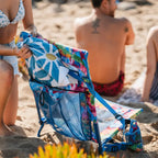 Reclining Beach Everywhere Chair 2 - Choice 656 - Low-Profile Reclining Beach Chair with Backpack Straps Detail