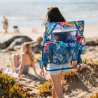 Reclining Beach Everywhere Chair 2 - Choice 656 - Low-Profile Reclining Beach Chair with Backpack Straps Detail