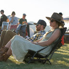 Reclining Beach Everywhere Chair 2 - Choice 656 - Low-Profile Reclining Beach Chair with Backpack Straps Detail